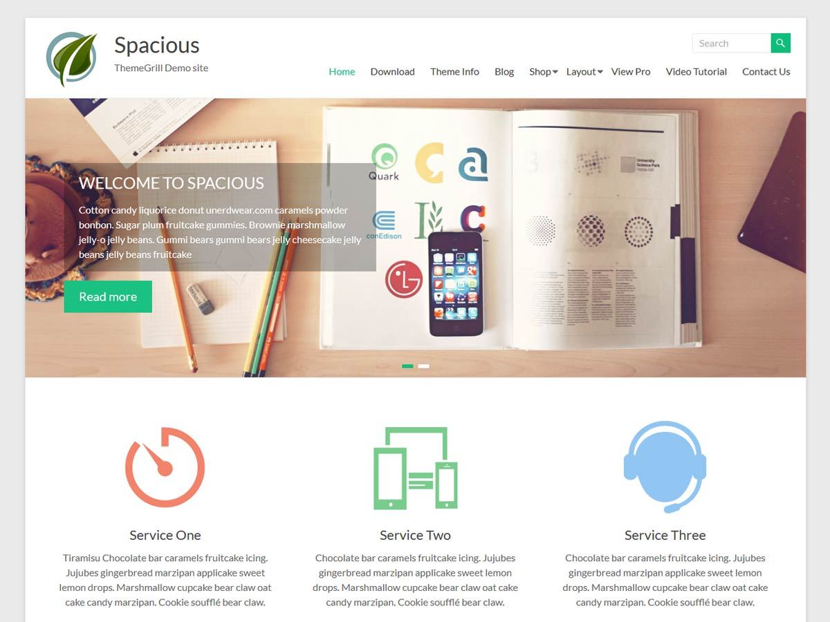 Spacious WordPress Theme